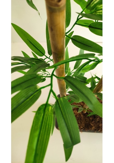 Rüzgar Yapay Çiçekçilik 100 Cm 5 Li Bambu Ağacı Yeşil