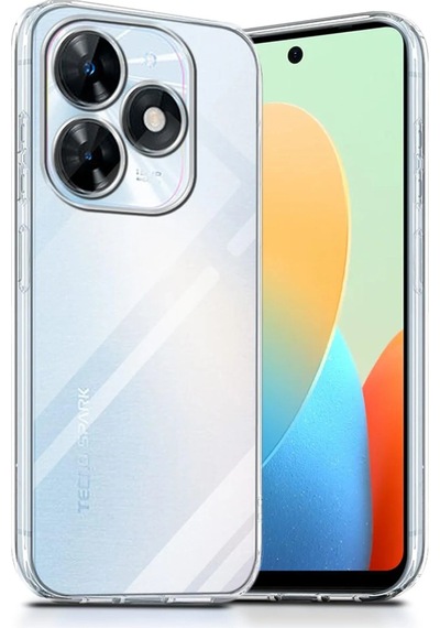 Cosmotex Newface Tecno Spark Go 2024 Kılıf Lüx Şeffaf Silikon