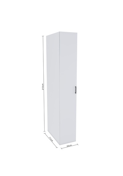 Ases Mobilya Esl0210 Dar Alanlar İçin Çok Amaçlı Banyo-hol-mutfak Dolabı Bol Raflı Beyaz Beyaz Ases Mobilya Esl0210 Dar Alanlar İçin Çok Amaçlı Banyo-hol-mutfak Dolabı Bol Raflı Beyaz Beyaz
