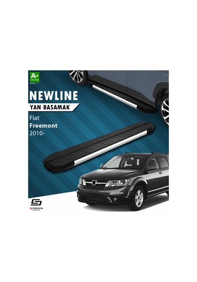 S-dizayn Fiat Freemont Newline Krom Yan Basamak 183 Cm 2010 Üzeri