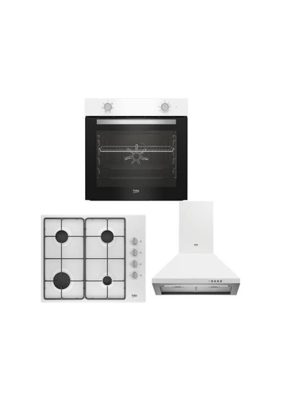 Beko BFM 310 B - Bomd D 6110 EB - ADP 61420 B Beyaz Ankastre Set