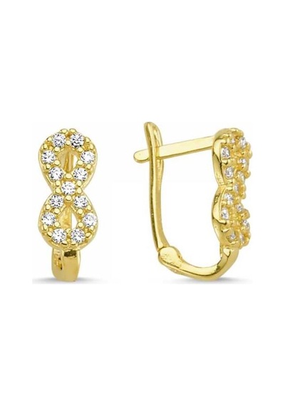 Sembolgold Altın Çocuk Sonsuzluk J Küpe Sg42-7001
