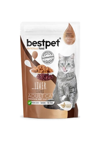 Northcity Pouch Ciğerli Jelly Tahılsız Yetişkin Kedi Konservesi 85 Gr - Lezzetli Ve Sağlıklı Beslenme