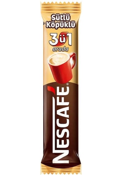 Nescafe 3'ü 1 Arada Sütlü Köpüklü Kahve 56 x 17.4 G
