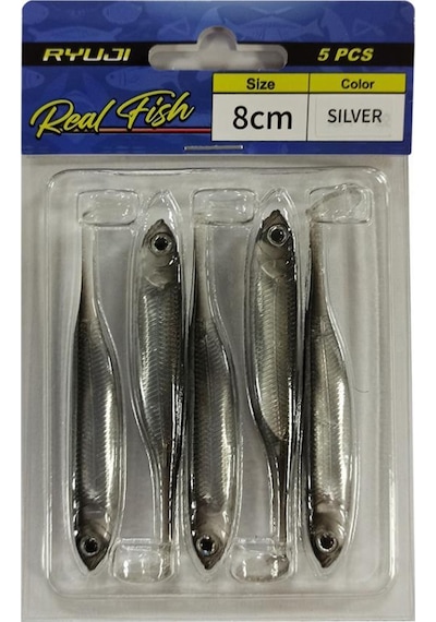 Ryuji Real Fish 8cm Lrf Silikon Yem 5ad