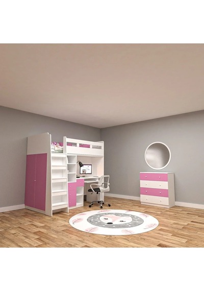 Negroo Genç Odası Takımı Mdf Sis Gri Negroo Genç Odası Takımı Mdf Sis Gri