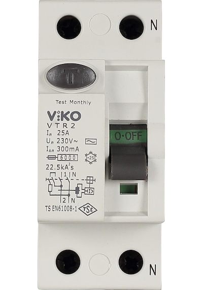 Viko Kaçak Akım Rölesi 2x63A 30mA VTR2-6330
