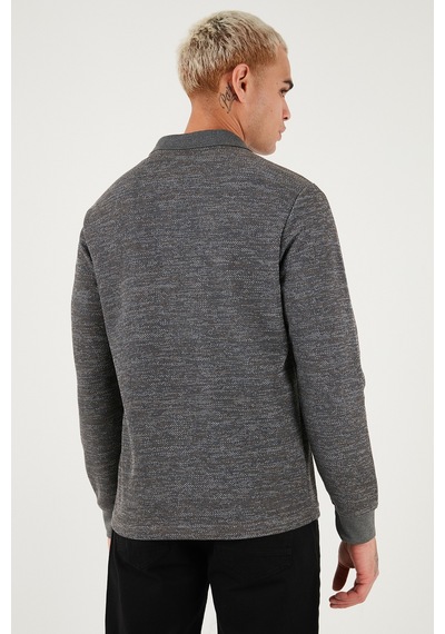 U.S. Polo Assn. U.s. Polo Assn Erkek Sweat G081sz0822226326 Gri Melanj Gri Melanj