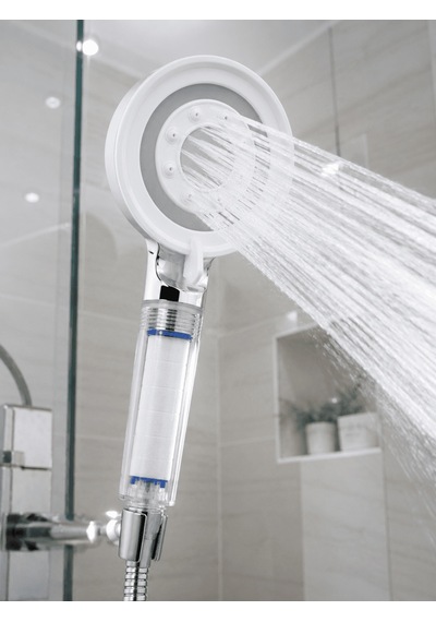 Lexroo Mineral Taşlı Filtreli Duş Başlığı Güçlü Su Basınçlı Banyo Diğer