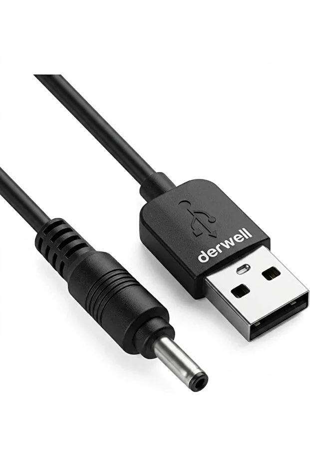 1 Metre 1mt Usb Hub Dc 3.5x1.35mm Güç Kablosu Usb Radyo Diş Fırçası Fan Masa Lambası Şarj Kablosu 1m
