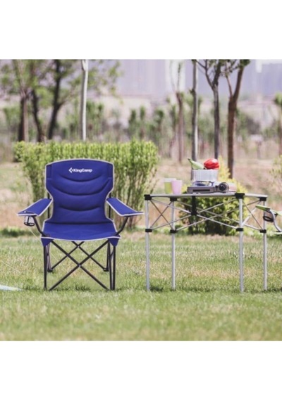 Kingcamp Juniper Ultra Konforlu & Takviyeli Kamp Sandalyesi Blue Çok Renkli