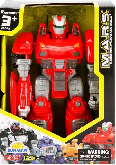 Happy Kid M.a.r.s. Sesli Ve Işıklı Yürüyen Robot 04072 Kırmızı