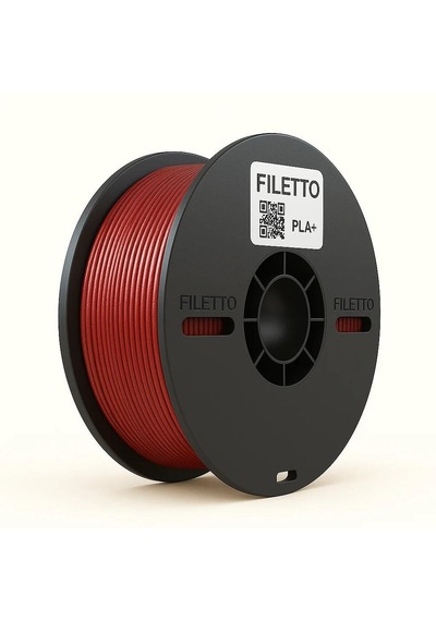 Filetto Pla+ Filament 1.75mm 1 Kg - Ateş Kırmızı