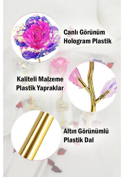 Sonsuzluk Gülü Seni Seviyorum Yazılı Kutulu Dekoratif Yapay Gül Aranjmanı Romantik Hediye Seçeneği Kalıcı Anlamlı Ve Şık Tasarımıyla Sevgililer Günü Ve Özel Günler İçin İdeal Armağan Diğer