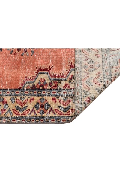 Eşsiz Anadolu Vintage Eskitme El Dokuma Halı 158 X 270 Cm 9480