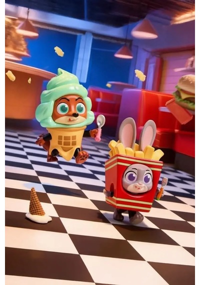 Mınıso Disney Lisanslı Zootropolis Partner Serisi Blind Box Sürpriz Figür