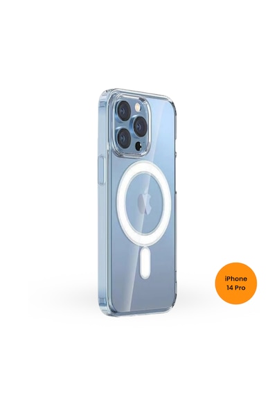 Teknoway Apple, Uyumlu iPhone 14 Pro Magshield Kılıf Şeffaf
