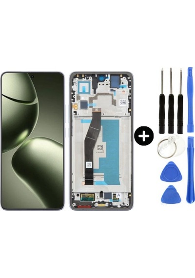 Xiaomi Mi 14t 2406apnfag Uyumlu Çıtalı Oled Lcd Ekran Dokunmatik Mavi + Tamir Seti