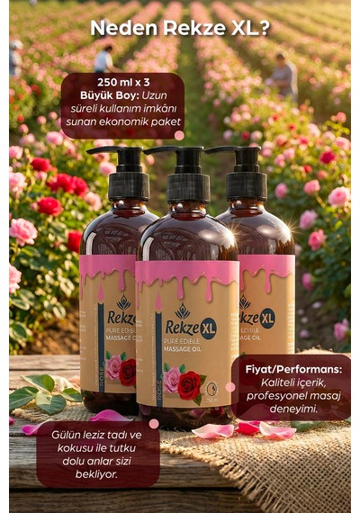"3 Lü Büyük Boy 250 Ml Erotik Aromalı Masaj Yağı Vücut Bakım Ve Aromaterapi Etkili" - 581486496