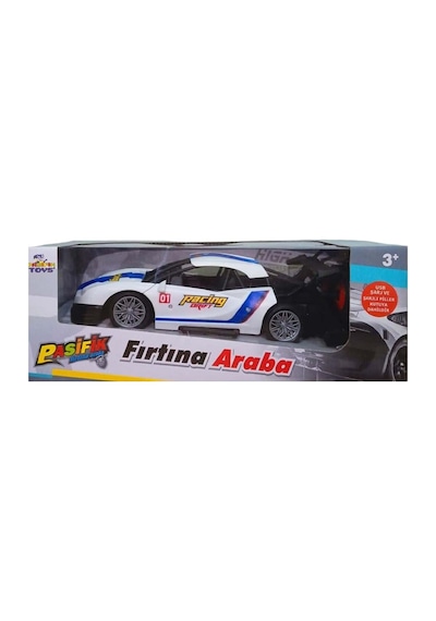 Uzaktan Kumandalı Dev Boy Şarjlı Full Fonksiyon 1:14 Fırtına Oyuncak Araba 28 Cm. Beyaz