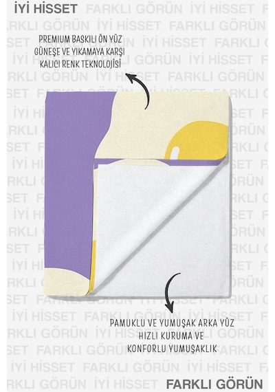 Yumurta Desenli Modern Plaj Havlusu - Minimalist Mor Sarı Havuz Deniz Hızlı Kuruyan Mikrofiber Havlu Yağmur Kıyısı Yumurta Desenli Modern Plaj Havlusu - Minimalist Mor Sarı Havuz Deniz Hızlı Kuruyan Mikrofiber Havlu Yağmur Kıyısı
