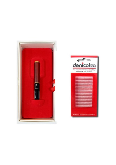 Denicotea Nice 25102 Karbon Filtreli 9Mm Lüks Sig.Ağızlığı Ceviz