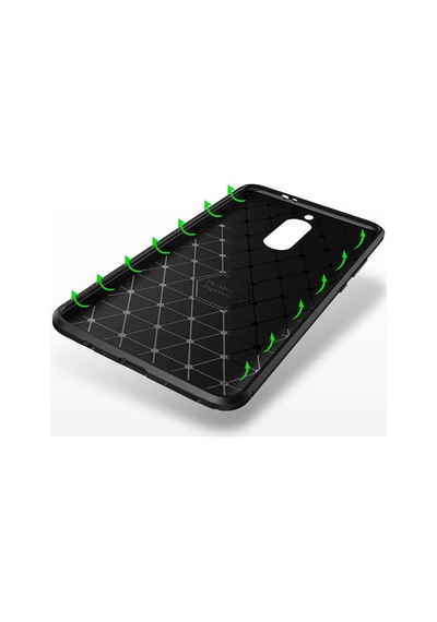 Huawei Mate 10 Lite Kılıf Zore Negro Silikon Kapak Siyah