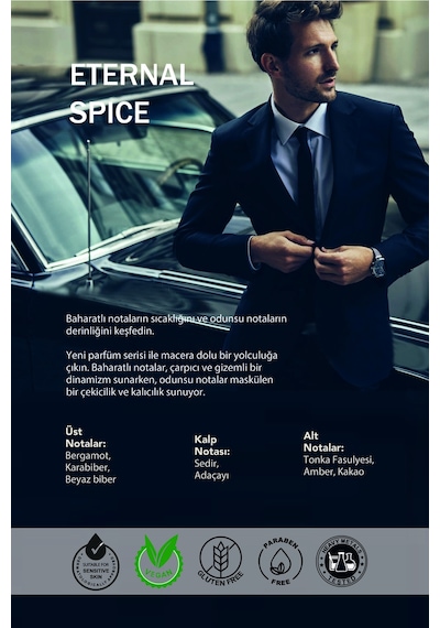 Eternal Spıce Erkek Parfüm 50 Ml Oryantal