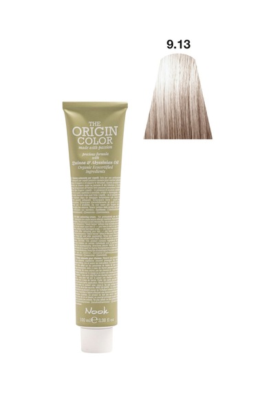 Nook Origin Color Profesyonel Saç Boyası 100 ML Açık Bej Küllü Soğuk Sarı