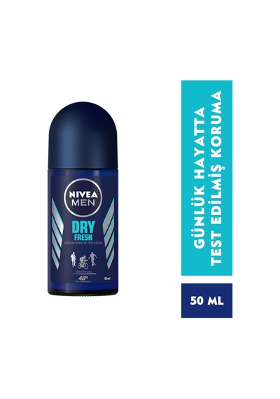 Nıvea Men Dry Fresh Roll-on 50 Ml X 3 Adet