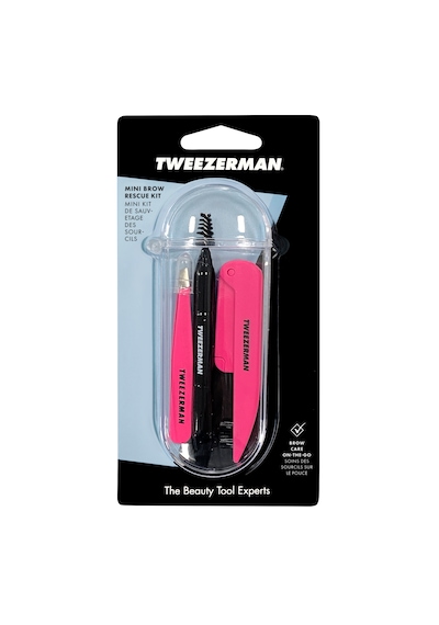 Tweezerman Mini Brow Rescue Kit - Mini Kaş Bakım Seti 02 Red
