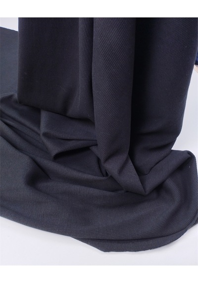 Antrasit Siyah Raporlu Kaşkorse Örme Kumaş Elbiselik & Bluzluk En: 90cm-12706 Antrasit,siyah