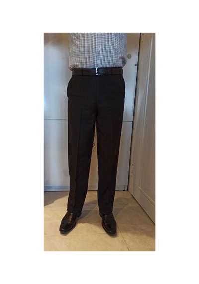 Baw Company Klasik Kesim Siyah Kumaş Pantolon