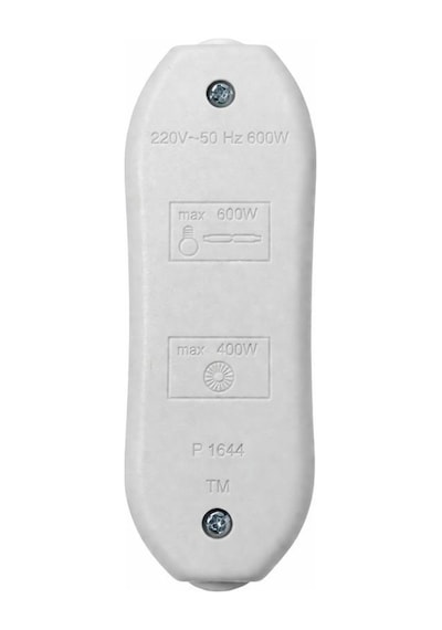 Şahnet Dimmer Arapuar Anahtarı Beyaz Abajur Işık Ayar Anahtarı