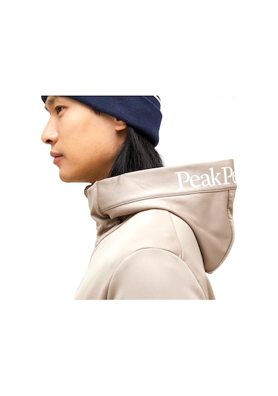 Peak Performance Rider Tech Zip Hood Erkek Bej Outdoor Polar G79554090 Bej