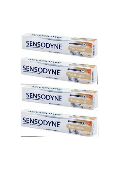 Sensodyne Tam Koruma+Beyazlatıcı Diş Macuncu 50 ML x 4