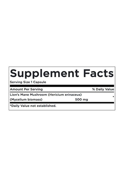 Swanson Nutrition Swanson Lion S Mane Mushroom Aslan Yelesi Mantarı Ekstresi 500 Mg 60 Kapsül