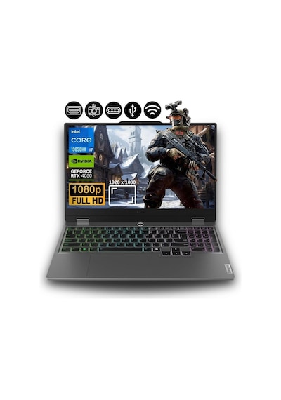 Lenovo LOQ 15IRX9 83DV0117TR-FR167 i7-13650HX 32 GB 4 TB RTX4050 15.6" Free Dos Dizüstü Bilgisayar