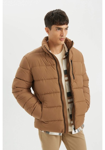 Defacto Su İtici Rüzgar Geçirmez Şişme Mont Slim Fit Dar Kesim Dik Yaka Fermuarlı Cepli D1415ax24wnbn106 Kahve Defacto Su İtici Rüzgar Geçirmez Şişme Mont Slim Fit Dar Kesim Dik Yaka Fermuarlı Cepli D1415ax24wnbn106 Kahve