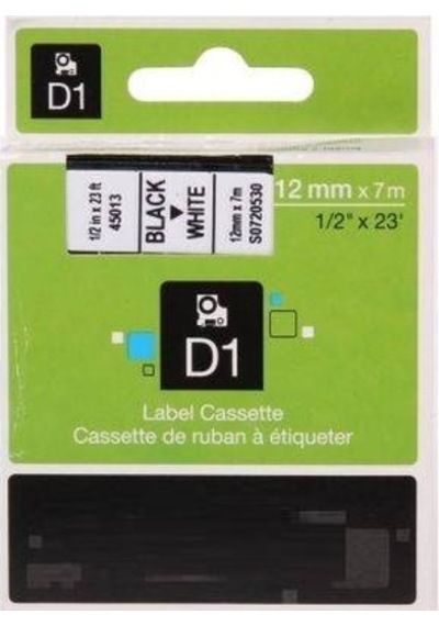 Dymo 45013-1 Beyaz Üzerine Siyah Uyumlu Etiket