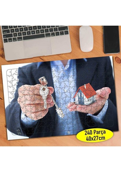 Emlakçılık Sektörü İş Dünyası 240 Parça Puzzle Yapboz-65451008