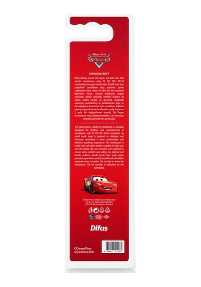 Difaş Cars Yumuşak Kıllı Diş Fırçası 4-7 Yaş