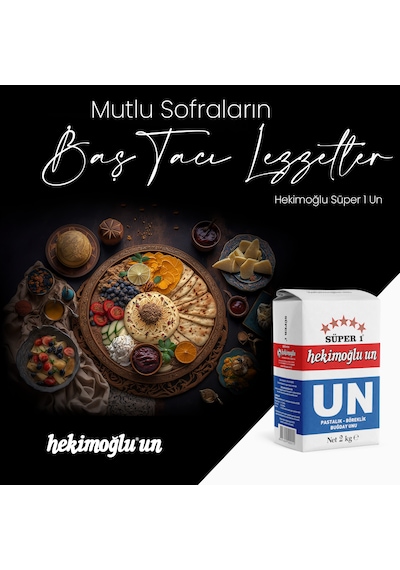 Hekimoğlu Un Süper1 Pastalık Böreklik Buğday Unu 25 KG