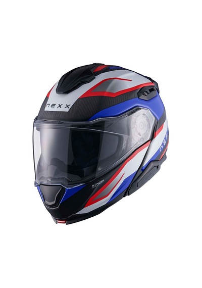 Nexx X.lifetour Pro Mile Çene Açılır Kask Mavi - Kırmızı