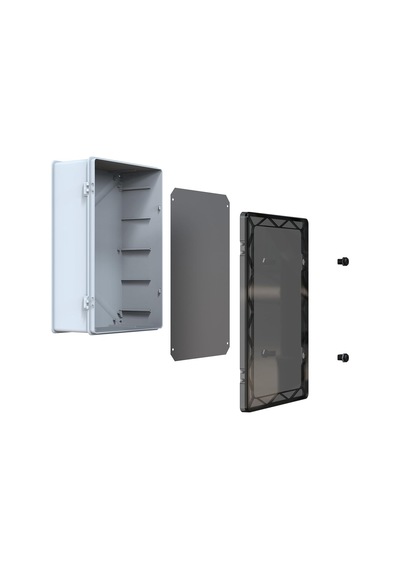 Yavuz Abs Pano 40 X 60 X 24.2 Cm Taban Saclı Ip65 Plastik Pano Montaj Plakalı Elektrik Kutusu Pano Darbeye Dayanıklı