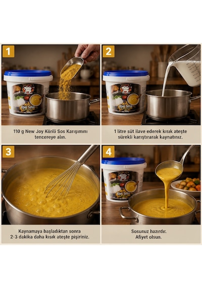 Chefs New Joy Curry Sauce Köri Sosu Köri Tozu 1 KG