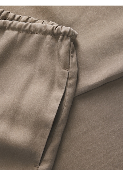 Jack & Jones Kadin Beli Lastikli Baglama Detayli Pantolon - Sigrid - 12289009 Feather Gray Jack & Jones Kadin Beli Lastikli Baglama Detayli Pantolon - Sigrid - 12289009 Feather Gray