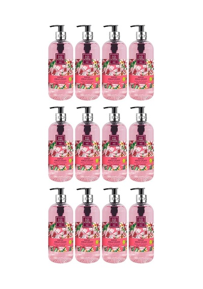 Eyüp Sabri Tuncer Japon Kiraz Çiçeği Doğal Zeytinyağlı Sıvı Sabun 12 x 500 ML
