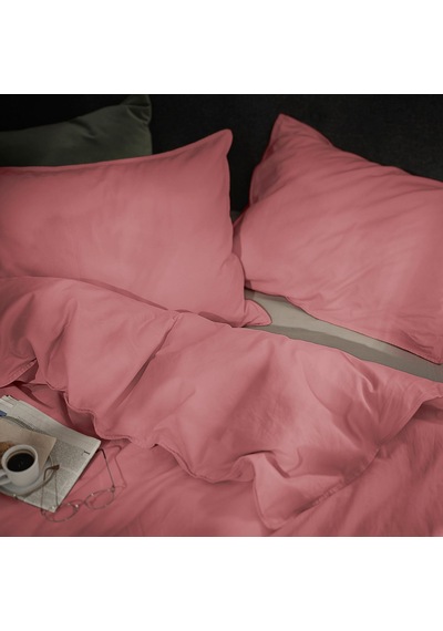 Ikea Angslılja Çift Kişilik Nevresim Takımı 220 X 240 Cm Ahududu Bordo