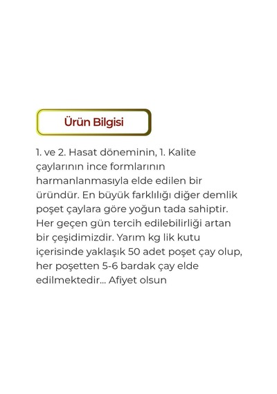 Esvet Siyah Demlik Poşet Çay 50 X 10 G X3 Adet